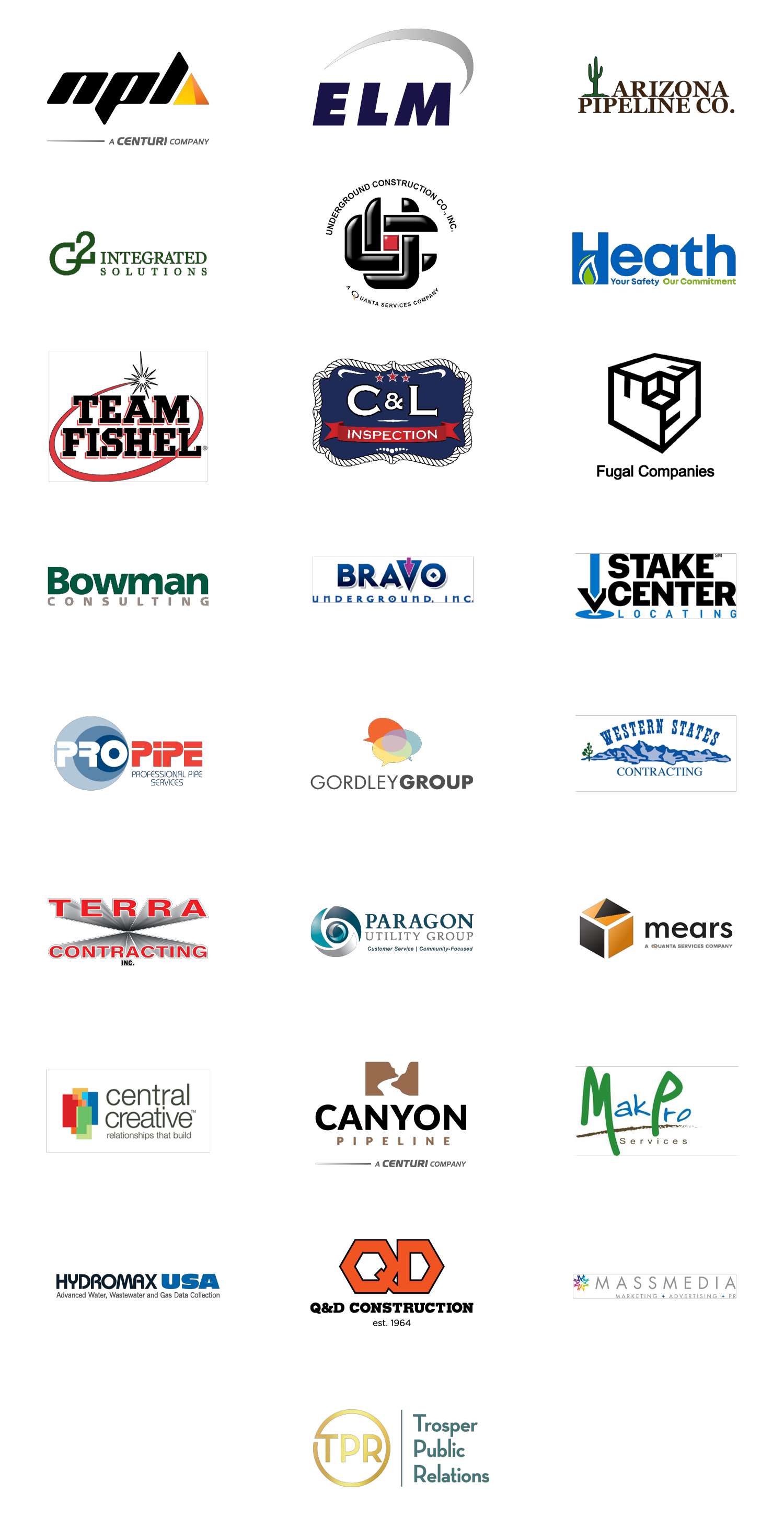 List of Contractor Logo Image